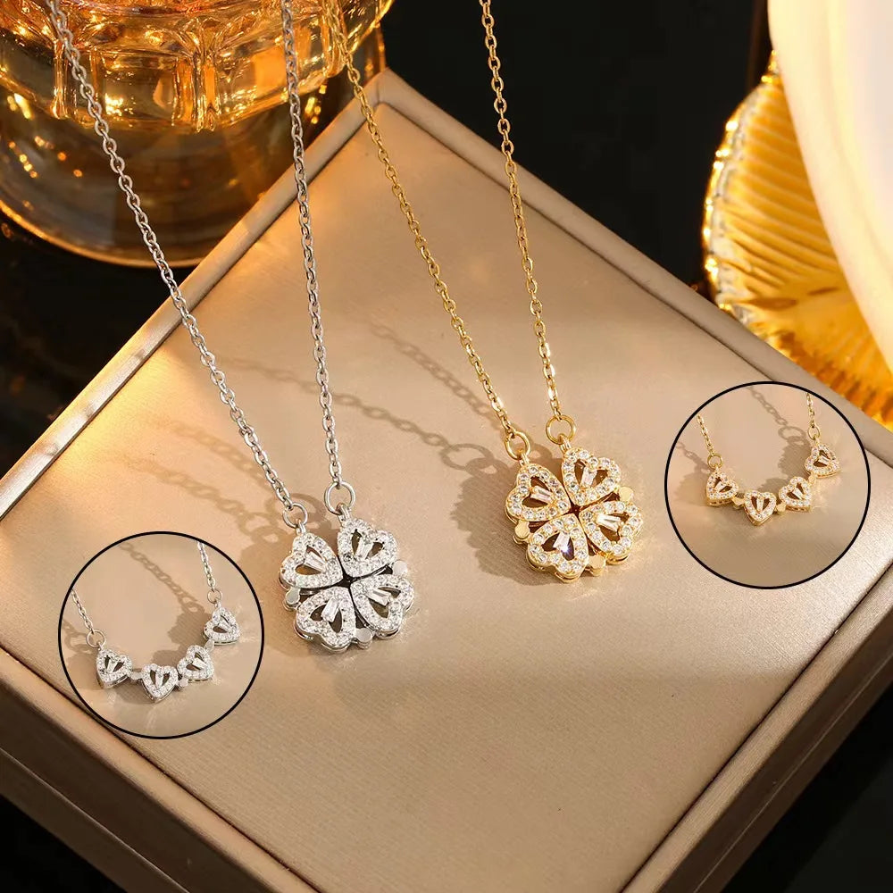 Four Leaf Clover Pendant Necklace