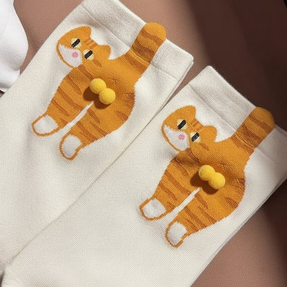 3D Cat Butt Socks
