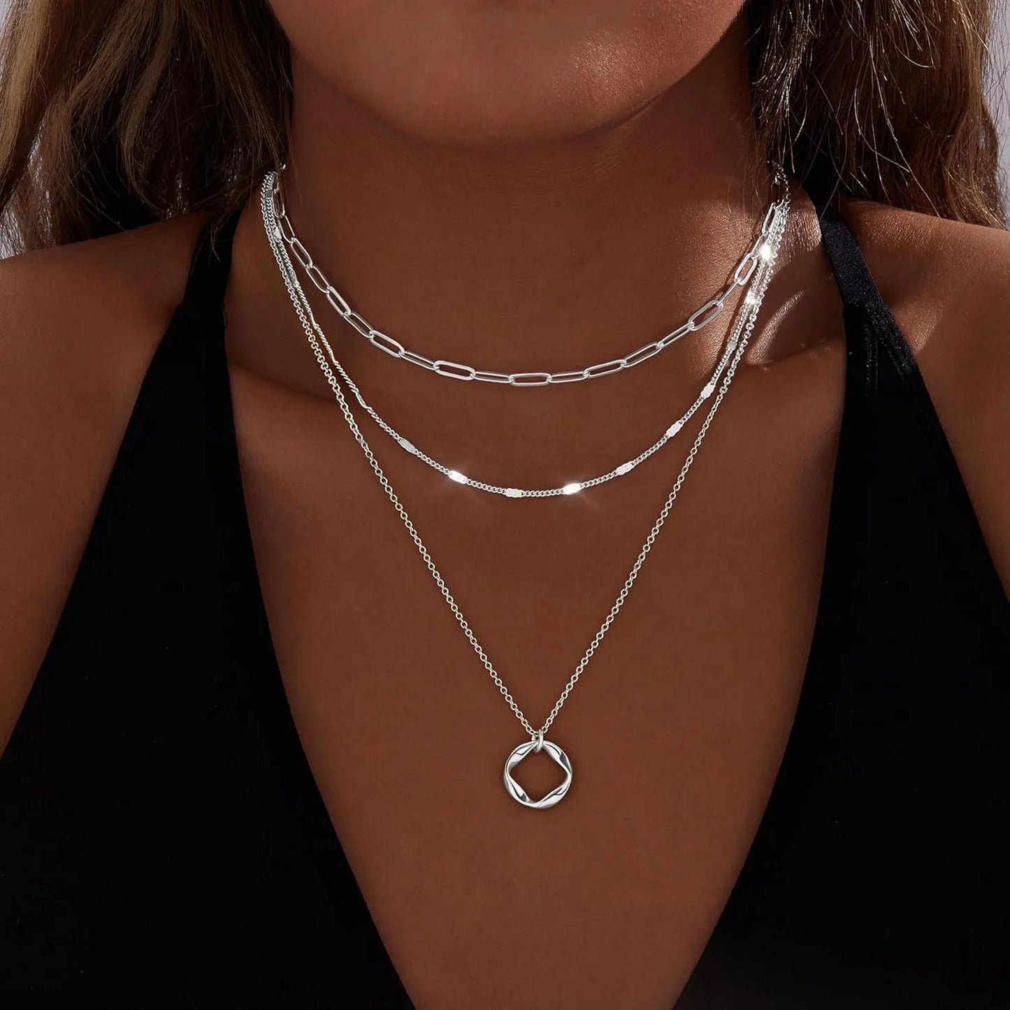 3 Piece Layered Necklaces