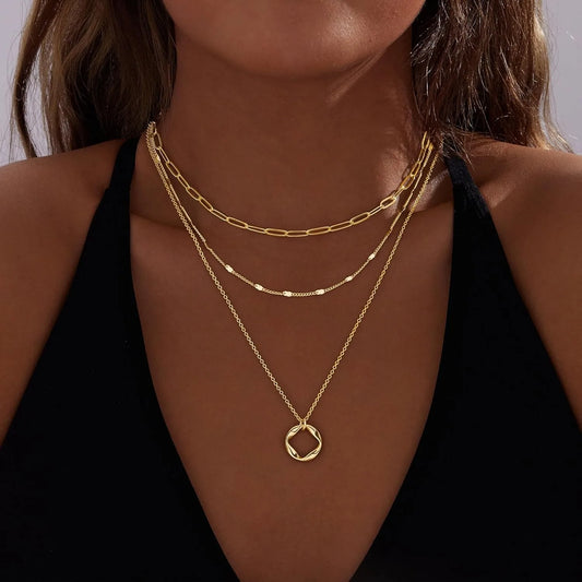 3 Piece Layered Necklaces